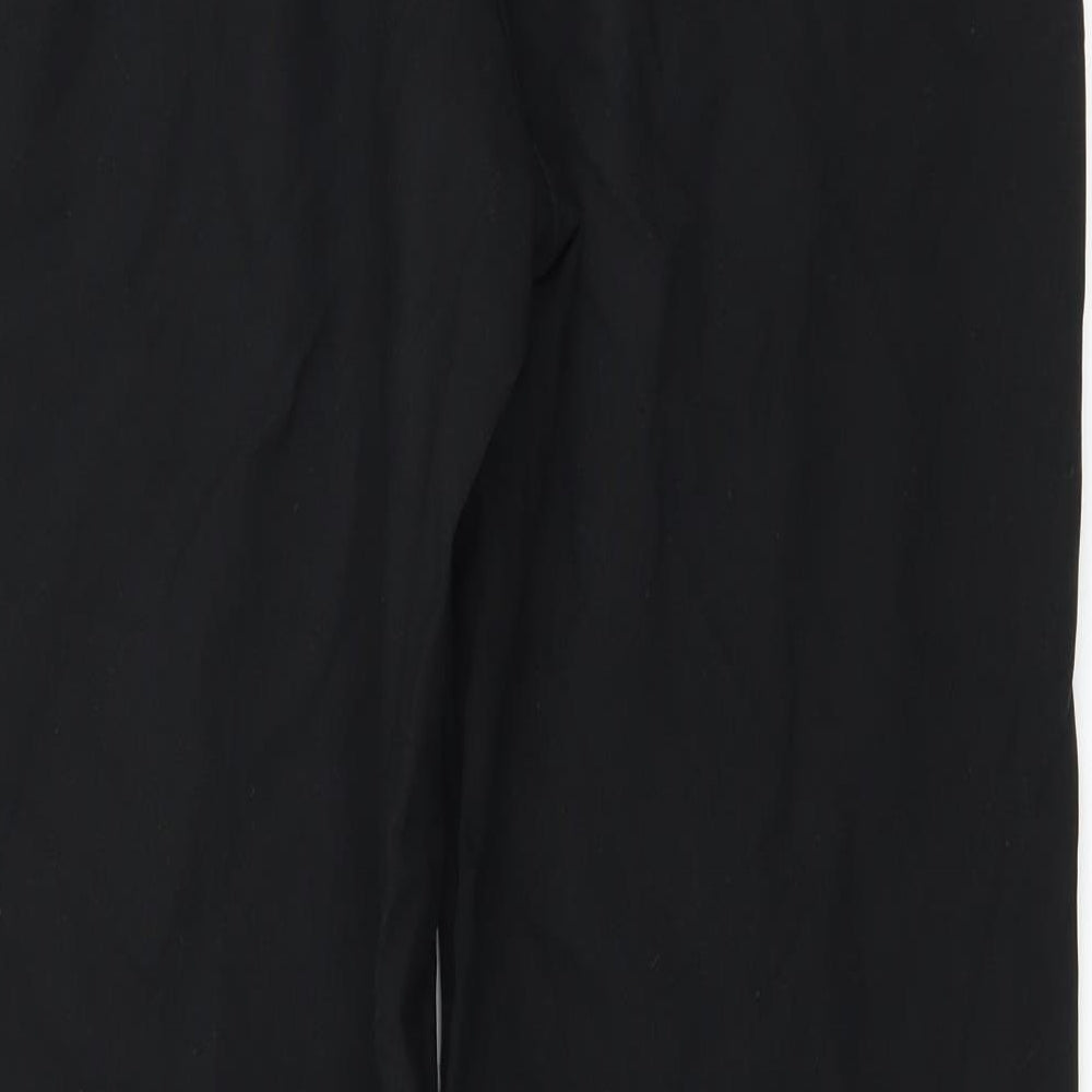 Marks and Spencer Womens Black Trousers Size 12 L30 in