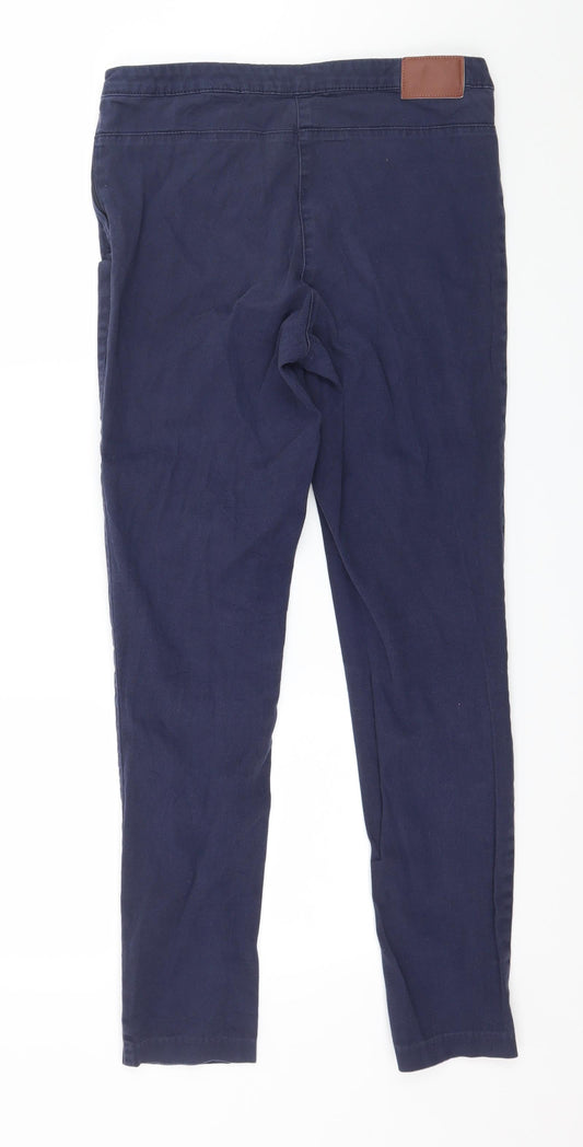 H&M Womens Blue Denim Trousers Size 30 in L29 in
