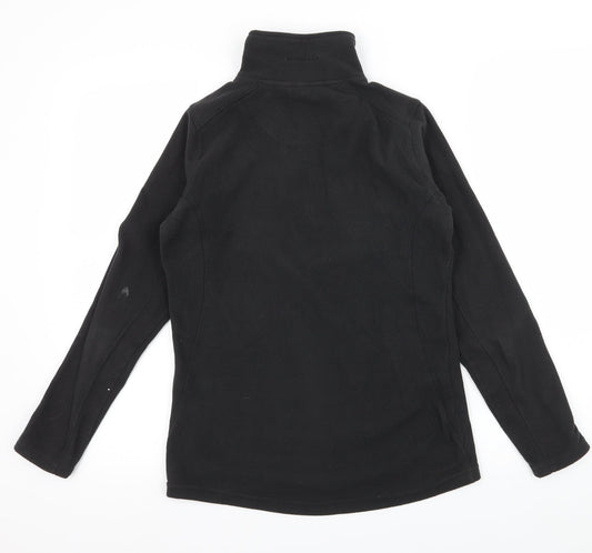 Technicals Womens Black Fleece Pullover Sweatshirt Size 8