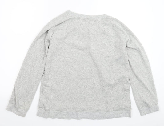 Peacocks Womens Grey Knit Pullover Jumper Size 16