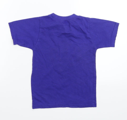 King Punjab Boys Blue Basic T-Shirt Size XS