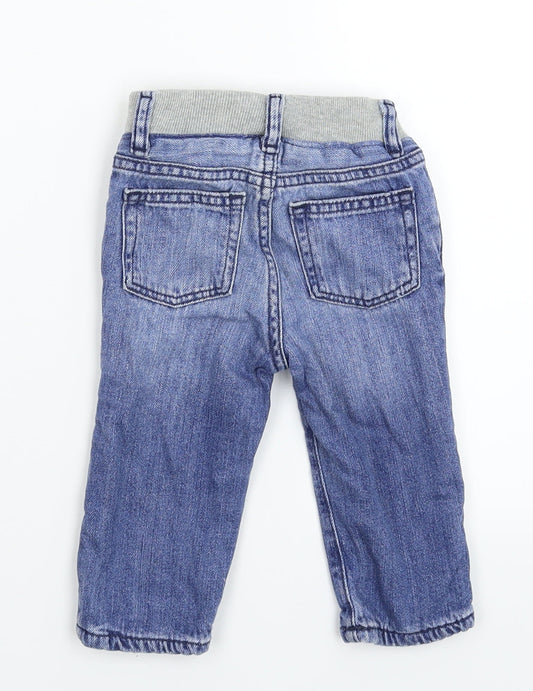 Gap Baby Blue Denim Capri Jeans Size 9-12 Months