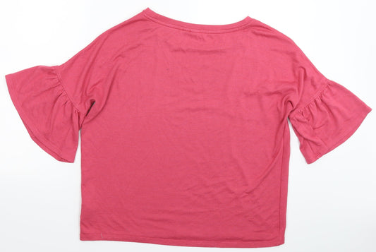 Gap Womens Pink Basic Blouse Size M