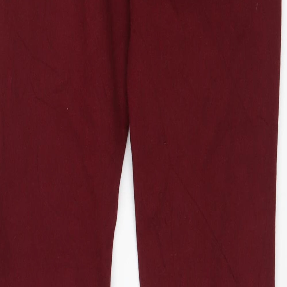 Zara Womens Red Skinny Jeans Size 8 L26 in