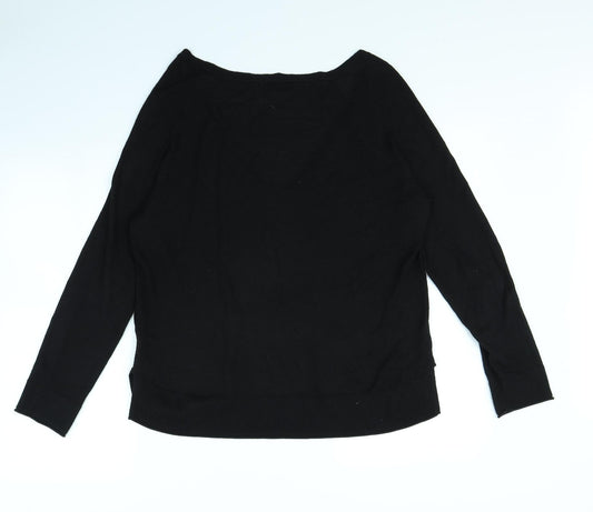 Stradivarius Womens Black Pullover Jumper Size L