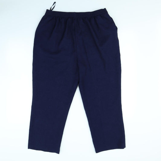 Papaya Womens Blue Dress Pants Trousers Size 16 L30 in