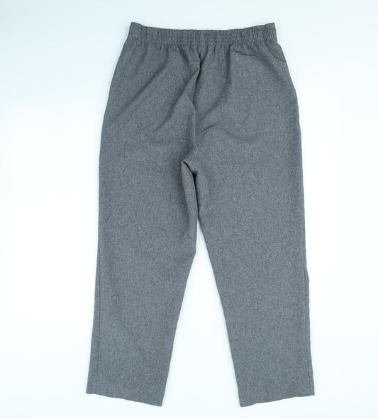 Bonmarché Womens Grey Dress Pants Trousers Size 12 L30 in