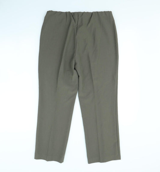Bonmarché Womens Brown Dress Pants Trousers Size 12 L30 in