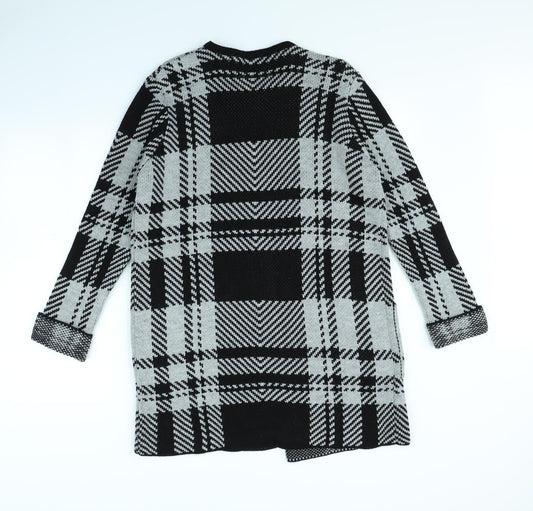 Select Womens Black Check Jacket Size 8