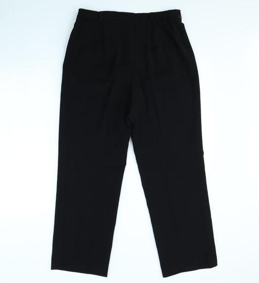 Gelco Womens Black Dress Pants Trousers Size 14 L30 in