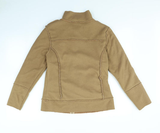 Preworn Womens Brown Jacket Size 8