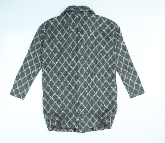 NEXT Womens Grey Herringbone Jacket Size M