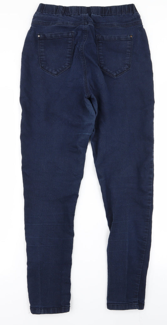 holly Womens Blue Skinny Jeans Size 10 L27 in