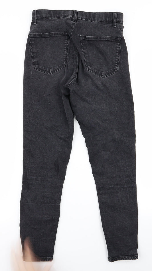 Topshop Womens Black Skinny Jeans Size 26 L21 in