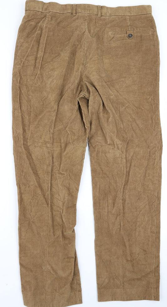 m&s Womens Beige Trousers Size 36 L29 in