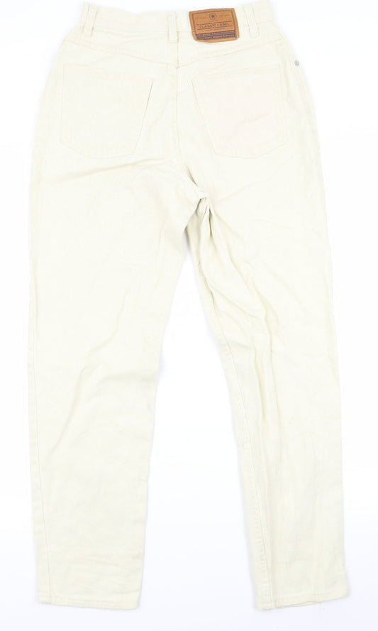 m&s Womens White Skinny Jeans Size 10 L27 in