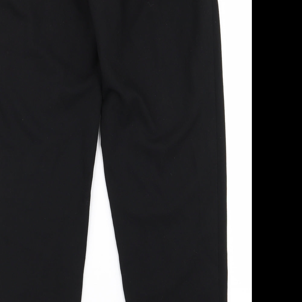 Preworn Womens Black Trousers Size M L26 in