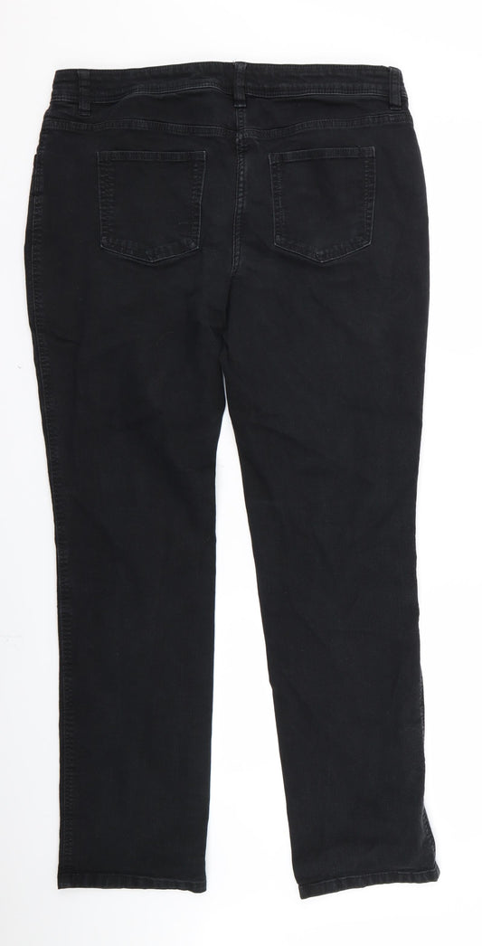Preworn Womens Grey Skinny Jeans Size 16 L30 in