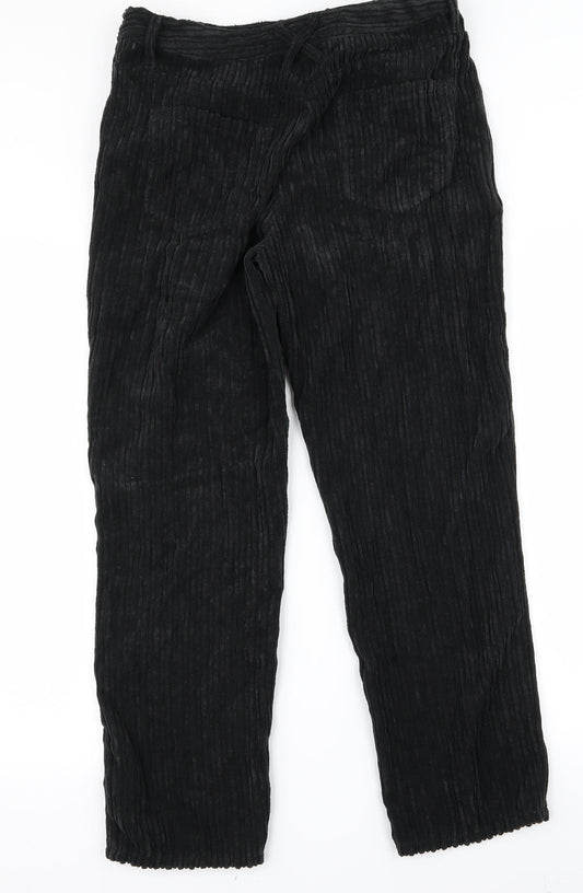 peruna Womens Black Trousers Size 8 L25 in