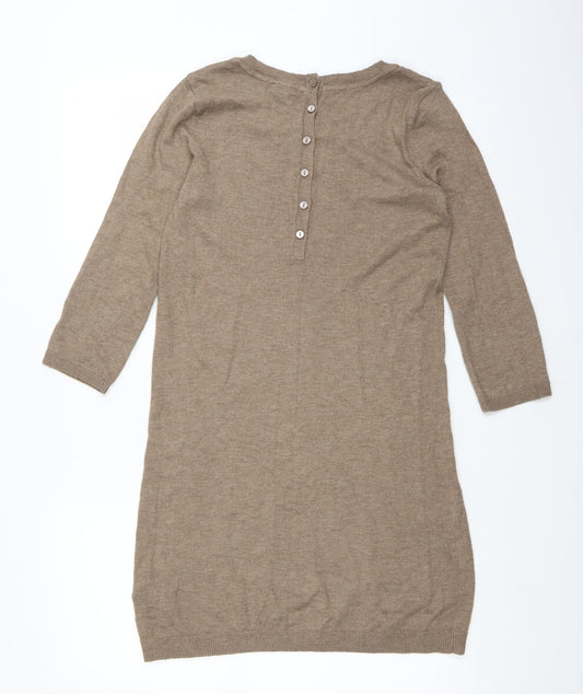 H&M Womens Brown Pullover Jumper Size S