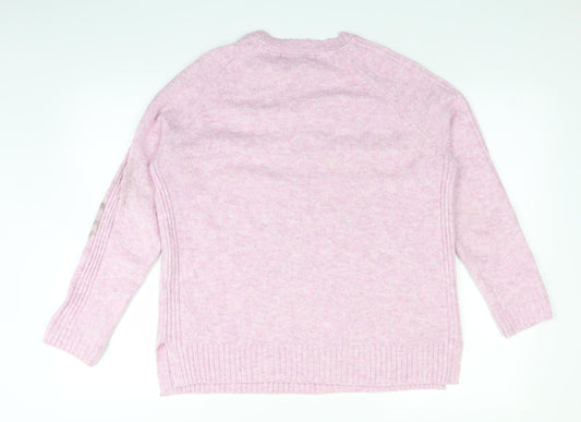Marks and Spencer Womens Pink Knit Pullover Jumper Size M