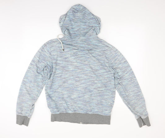 Cedar Wood State Mens Blue Full Zip Hoodie Size M