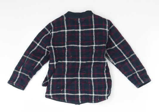 PDL Boys Blue Plaid Jacket Size 2-3 Years