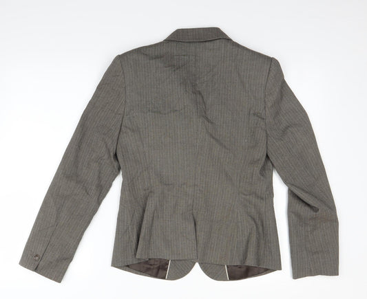 NEXT Womens Brown Jacket Suit Jacket Size 12
