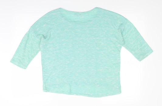 Milla Womens Green Pullover Jumper Size L