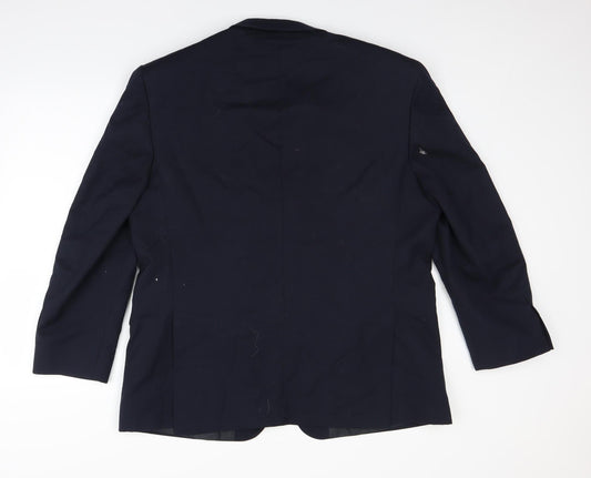 Burton Mens Blue Jacket Suit Jacket Size 44