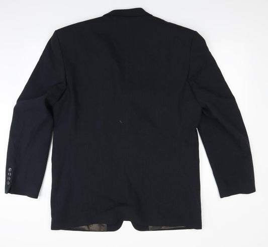 Neu Teadora Mens Blue Jacket Suit Jacket Size 44