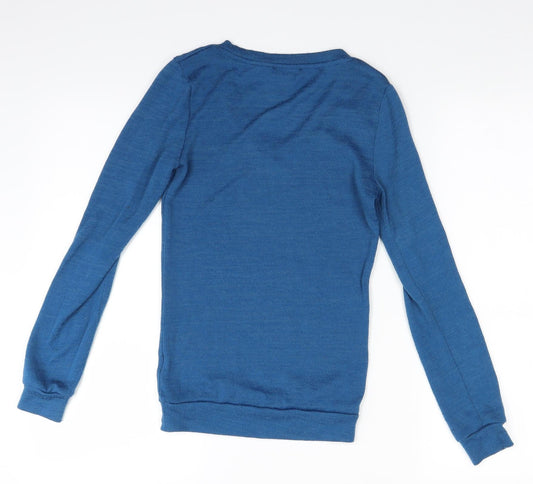 Terranova Womens Blue Basic Blouse Size XS