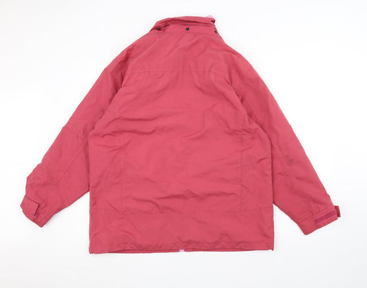 Artic Storm Womens Pink Pea Coat Coat Size M