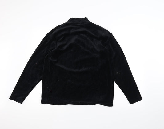 Karen Scott Womens Black Pullover Jumper Size S