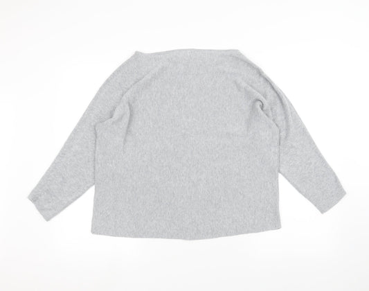 H&M Womens Grey Pullover Jumper Size M