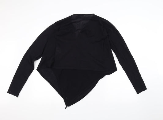 Preworn Womens Black Cardigan Jumper Size S