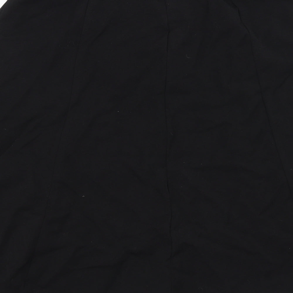 Preworn Womens Black A-Line Skirt Size 14