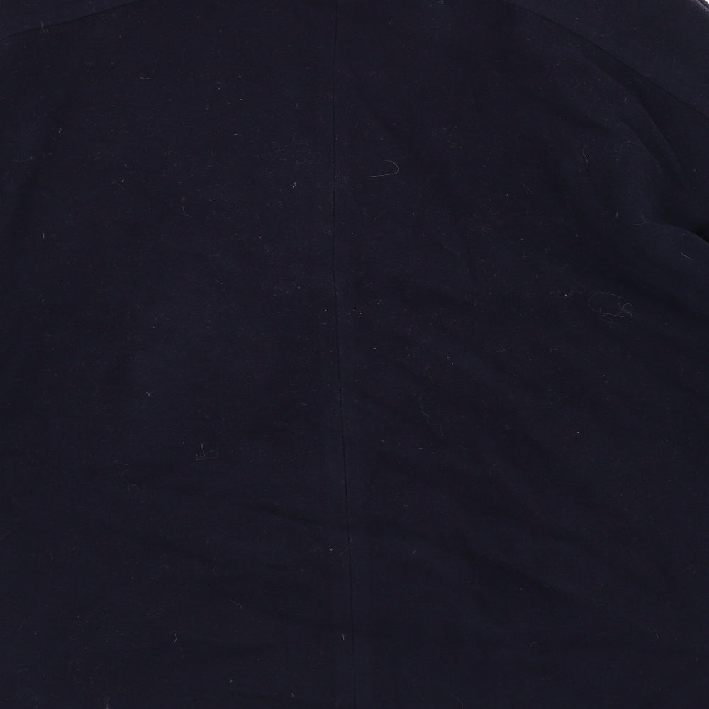 albeni Womens Blue Pea Coat Coat Size 18
