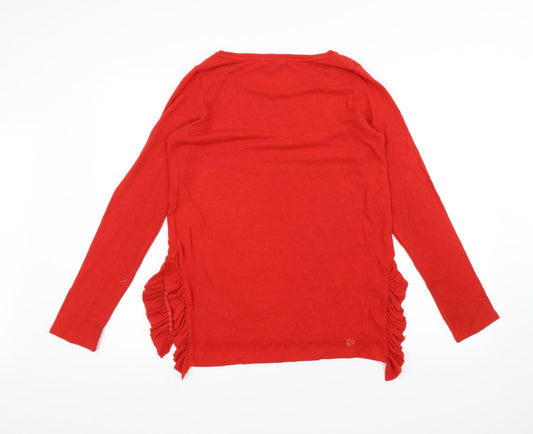 NEXT Womens Red Basic T-Shirt Size 10