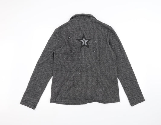 diplodocus Womens Grey Jacket Size S
