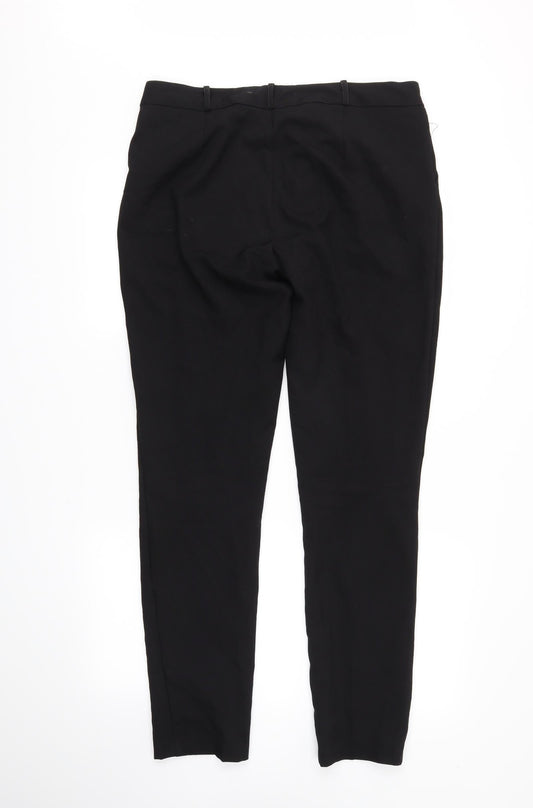 newlook Womens Black Trousers Size 14 L27 in