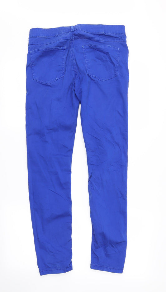 Preworn Womens Blue Denim Skinny Jeans Size 30 in L26 in