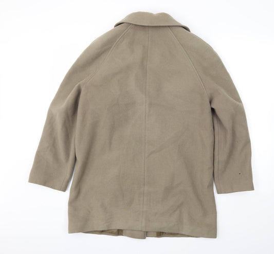 Holmewood Womens Beige Trench Coat Coat Size 12