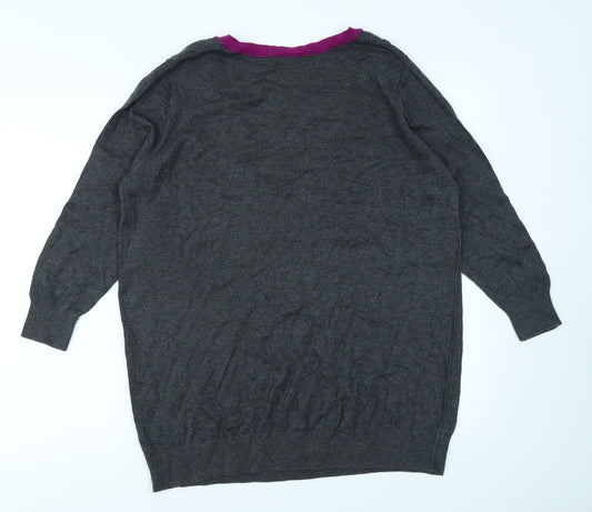 Gap Mens Grey Pullover Jumper Size L
