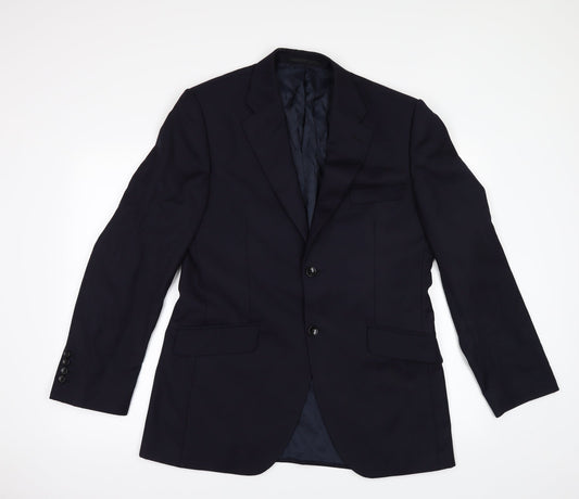 Howick Tailored Mens Blue   Jacket Suit Jacket Size 38