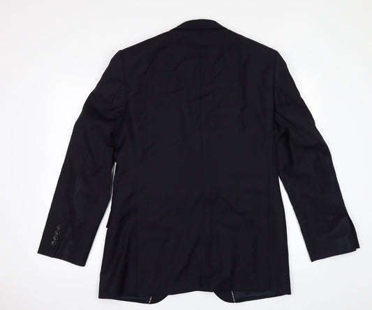 Howick Tailored Mens Blue   Jacket Suit Jacket Size 38