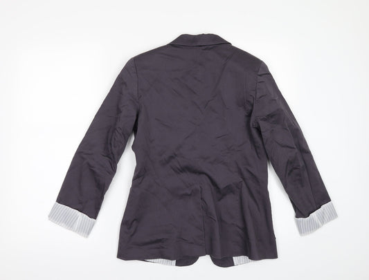 New Look Womens Grey Jacket Size 10