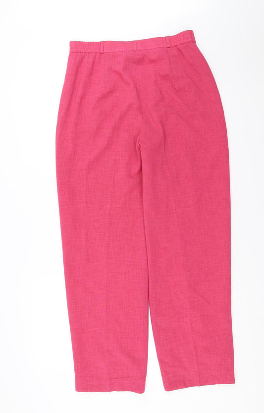 Gerry Weber Womens Pink Trousers Size 12 L29 in