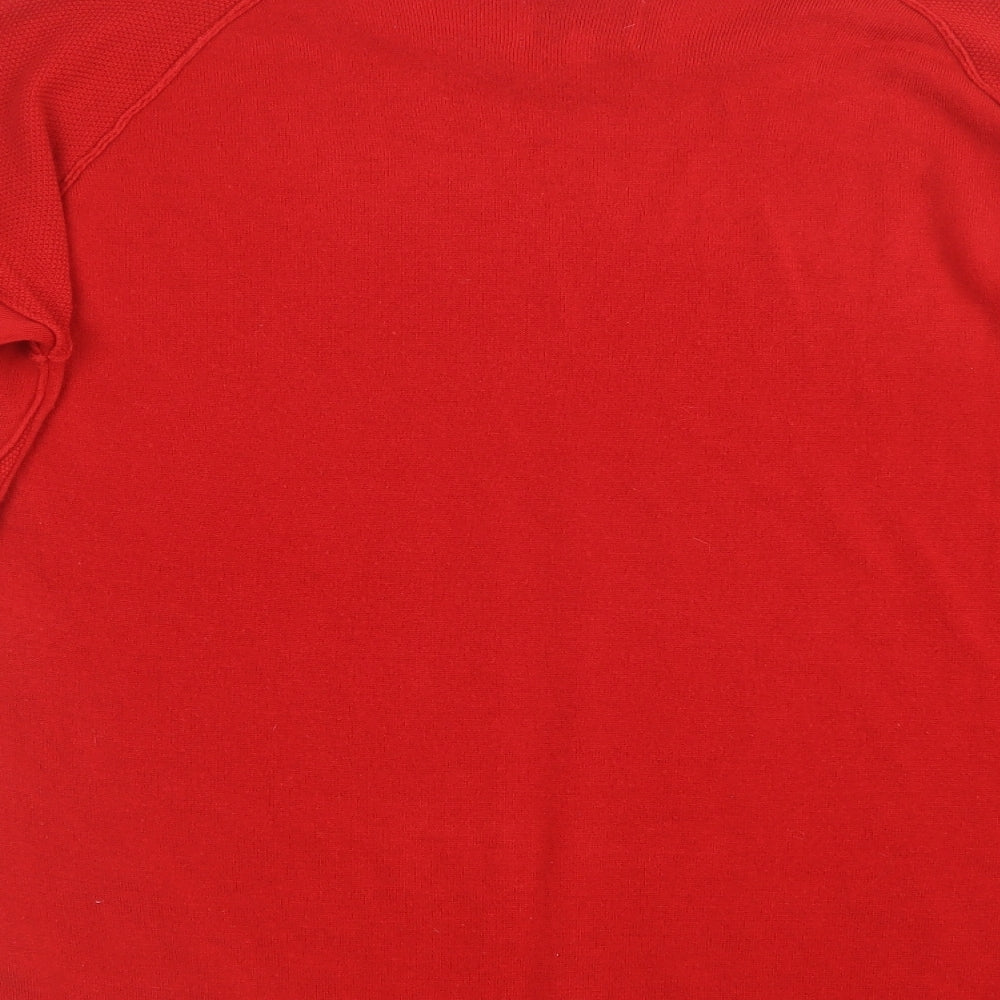 Papaya Womens Red Knit Pullover Jumper Size M
