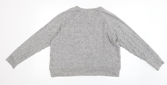 Accessorize Womens Grey Pullover Jumper Size 12
